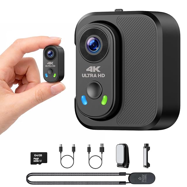 Mini action camera CAMWORLD AC29XA con custodia di ricarica