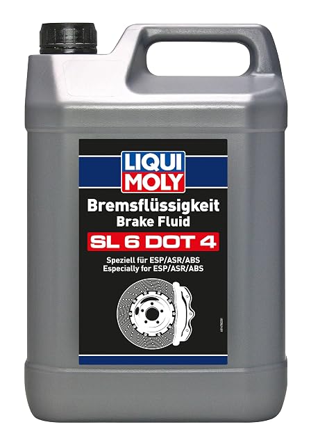 Tanica da cinque litri di liquido freni Liqui Moly SL6 DOT 4