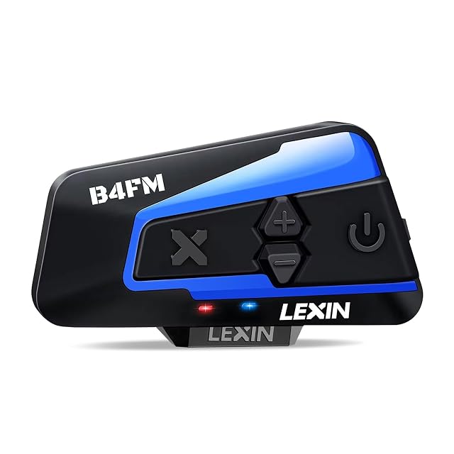 Unità interfono LEXIN B4FM con attacco per casco