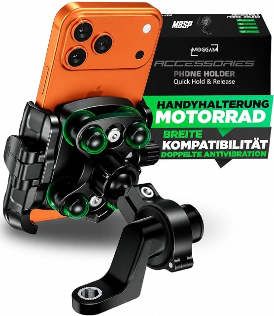 Supporto antivibrazione per telefono da moto MOGGAM PH00