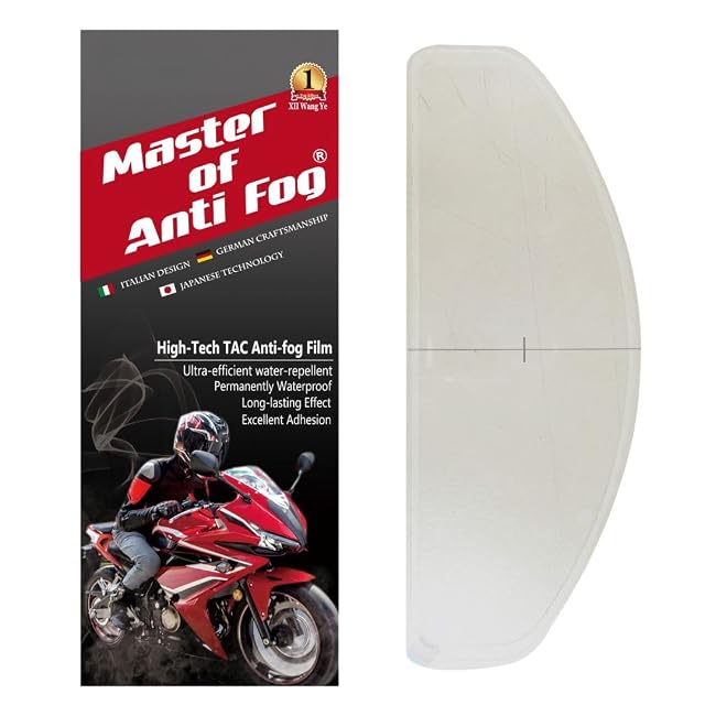 Pellicola antiappannamento ultrasottile XII WY per visiera da casco