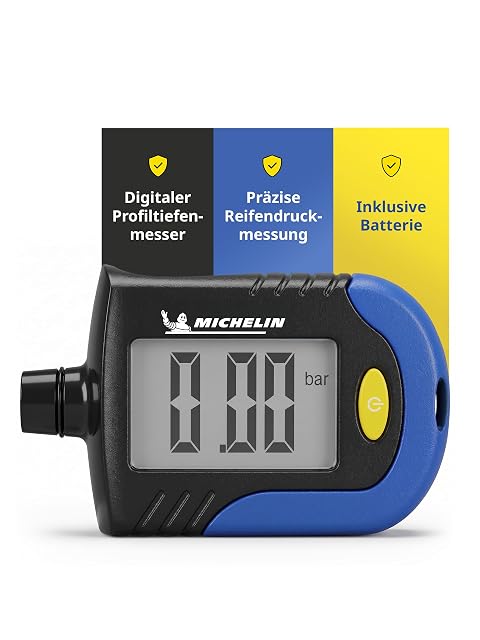 Manometro digitale per gomme MICHELIN con sonda per il battistrada